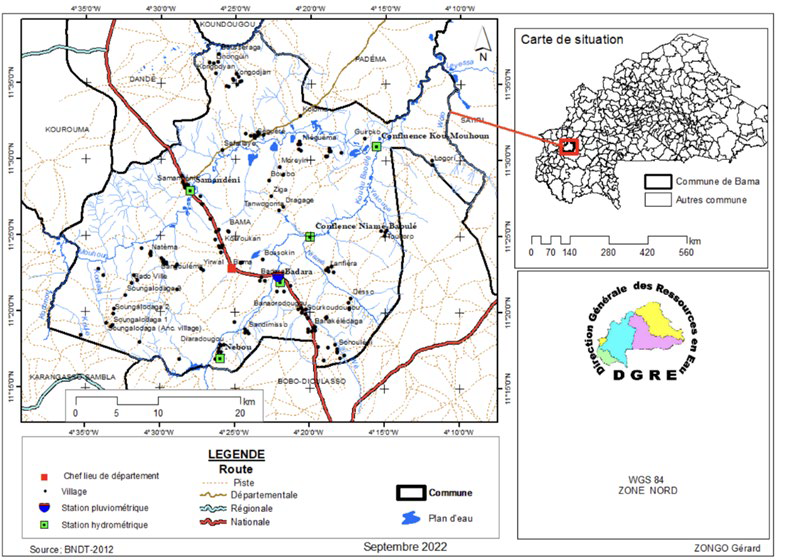 Location of Bama Village