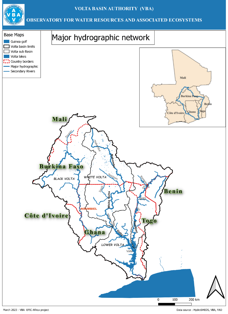 Volta Basin Map